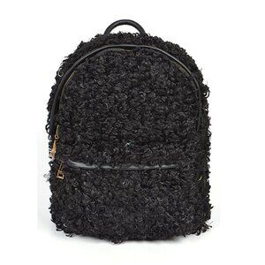 BNWT Faux Shearling Fashion Winter Backpack Faux Fur Backpack